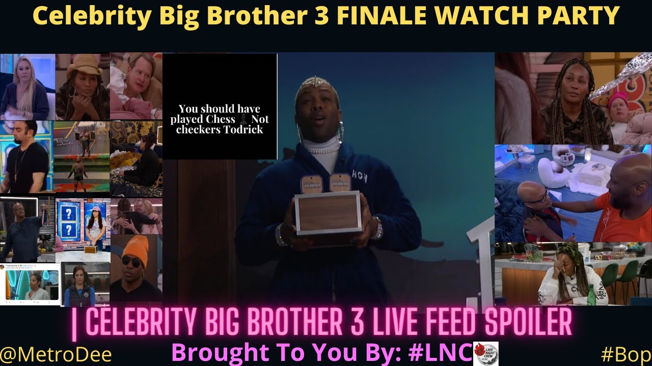 Celebrity Big Brother 3 FINALE WATCH PARTY | Celebrity Big Brother 3 LIVE FEED SPOILER