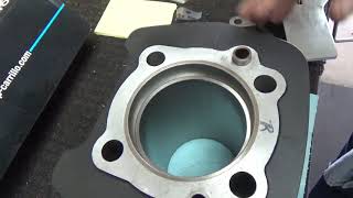 Preparing Evo Piston Rings For Installation.