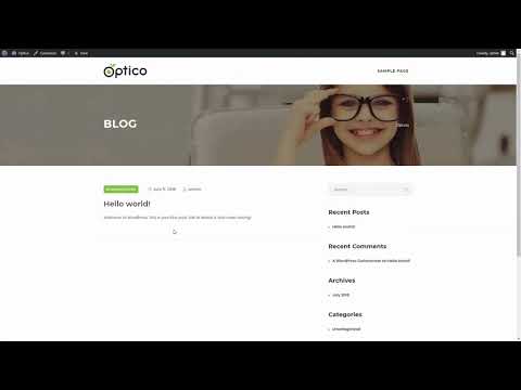 Optico Demo Setup Wizard (video with extra layer)