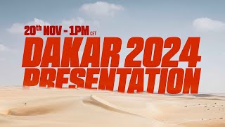 🇬🇧 Follow the #Dakar2024 official presentation!