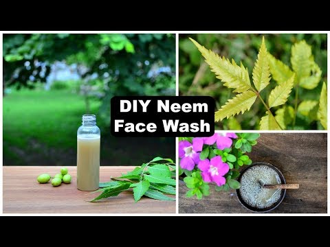 DIY Purifying Neem Face Wash That Removes Pimples, Lightens Acne Scars & Dark Spots !!!