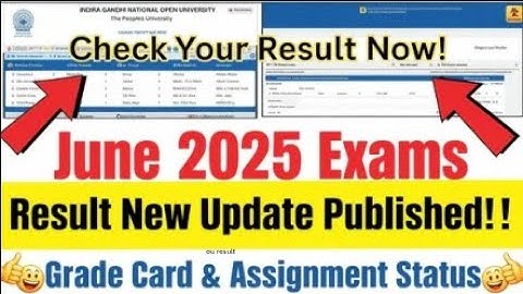 IGNOU RESULT NEW UPDATE | IGNOU result new update 2025 | IGNOU Results 23rd Update 2025 | #ignou
