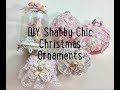 Live, DIY Christmas Ornaments & Decor/Shabby Chic Ornaments