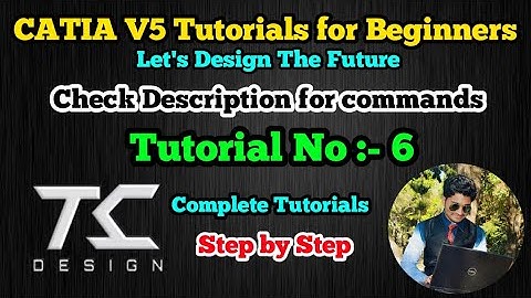 CATIA V5: Standard toolbar tutorial // Catia tutorials For Beginners// Learn Catia from Basics