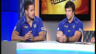 Parra Eels' Jarryd Hayne & Nathan Hindmarsh on Footy Show 170311