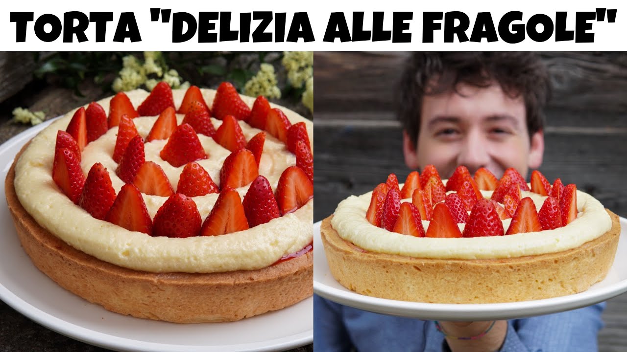 TORTA FRANGIPANE ALLE FRAGOLE E CREMA “SOFFICE”: Ricetta per la Festa della Mamma | Davide Zambelli