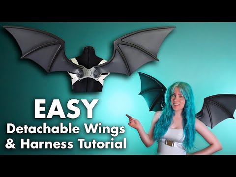 The EASIEST Way to Make Stunning Cosplay Wings + Hidden Harness Build (FULL GUIDE)