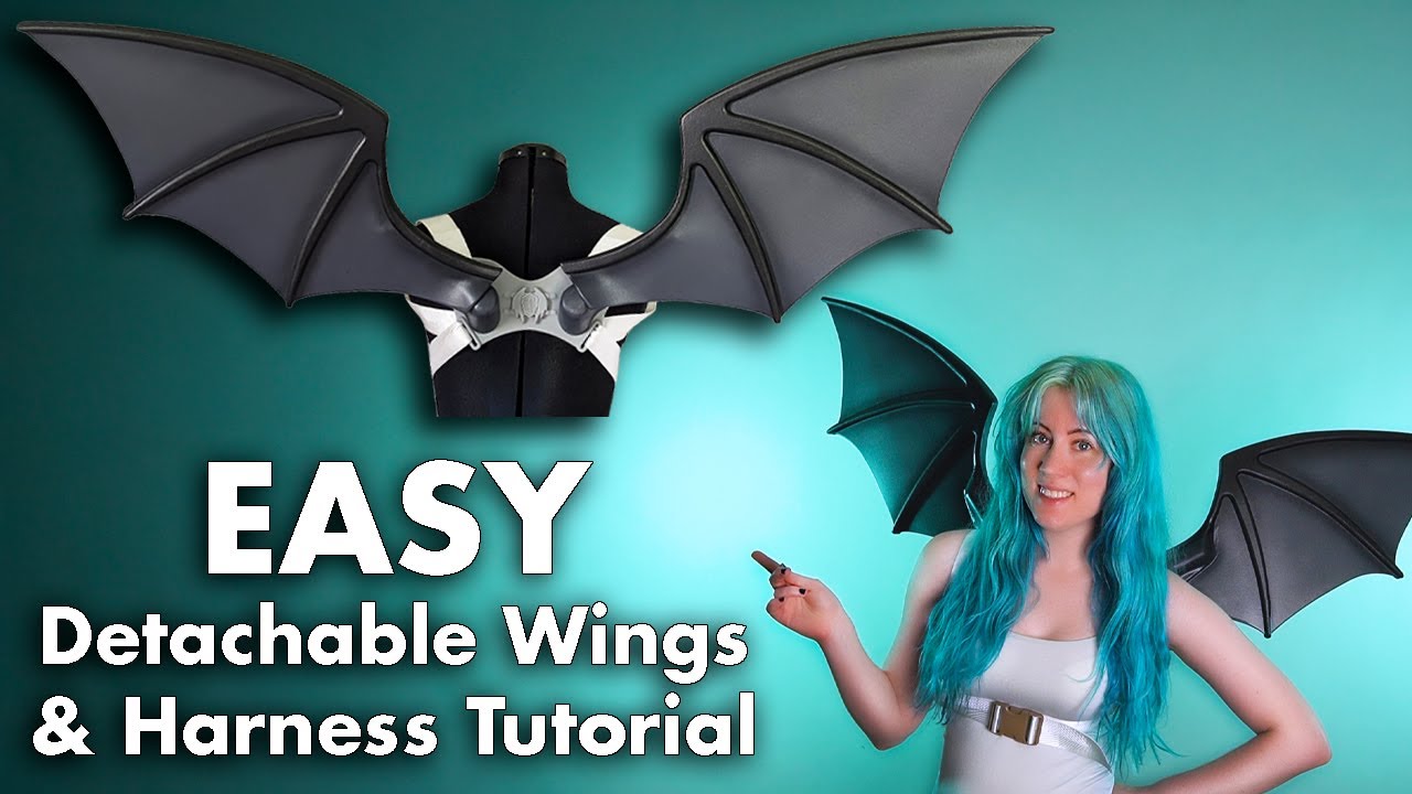 The EASIEST Way to Make Stunning Cosplay Wings + Hidden Harness Build (FULL GUIDE)