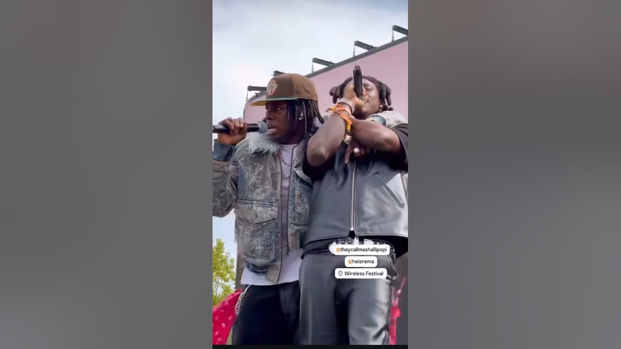 Rema brought out Shallipopi at Wireless Festival, they performed ‘Benin Boys’ for the first time Rema brought out Shallipopi at Wireless Festival, they performed ‘Benin Boys’ for the first time