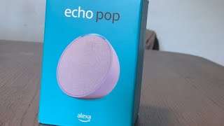 Unboxing: echo pop