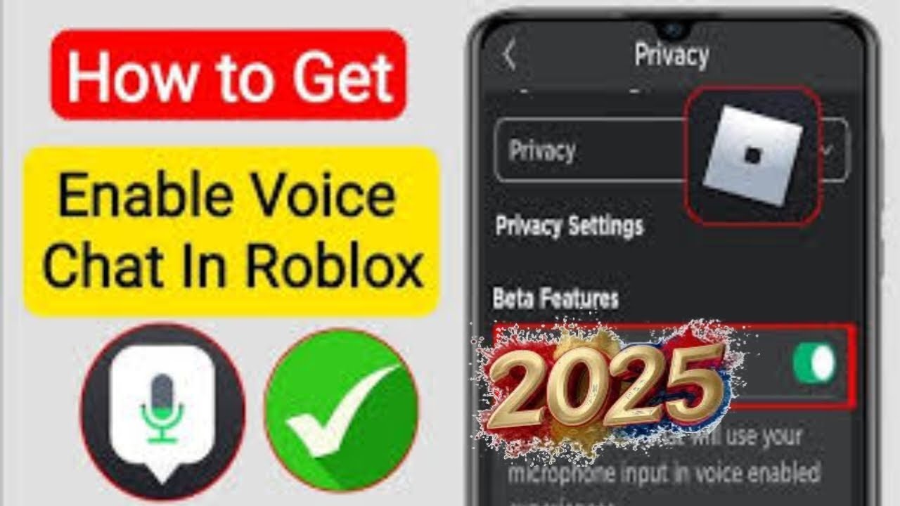 How to enable new update roblox voice chat 2025 - YouTube