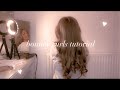 Bouncy Curls Tutorial✨ | pin curls + with straighteners ✨