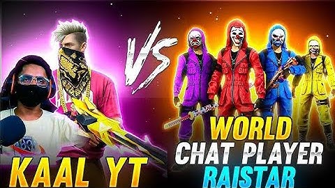 How To Free Fire kaal yt vs world chat player challenge and 1vs 4 challenge video 