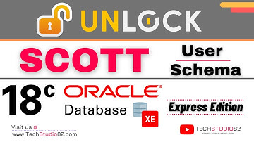 How to Unlock SCOTT User in Oracle Database 18c Express Edition | Configure using SQL Developer