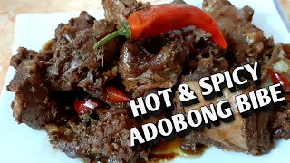 HOT &SPICY ADOBONG BIBE