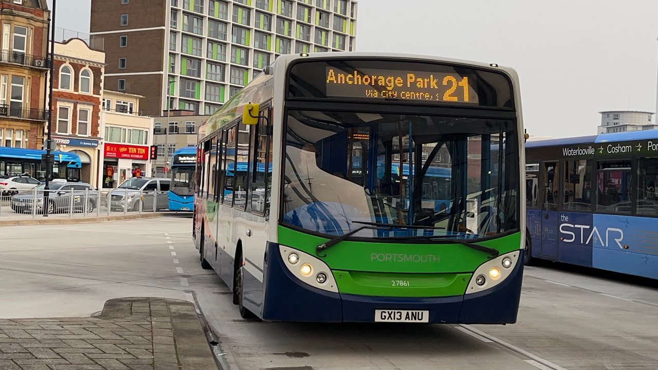 Stagecoach South | GX13 ANU 27861 | 21 to Anchorage Park