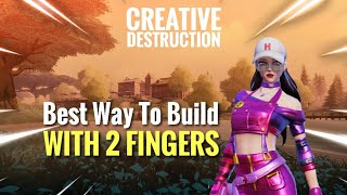How to build with 2 fingers on mobile Fastest Way* Creative Destruction...
