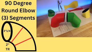 How to make a (3) segmented 90 degree elbow