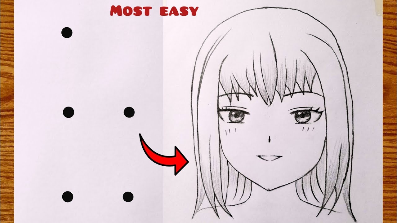 How to Draw: Anime Girl Face : 8 Steps - Instructables