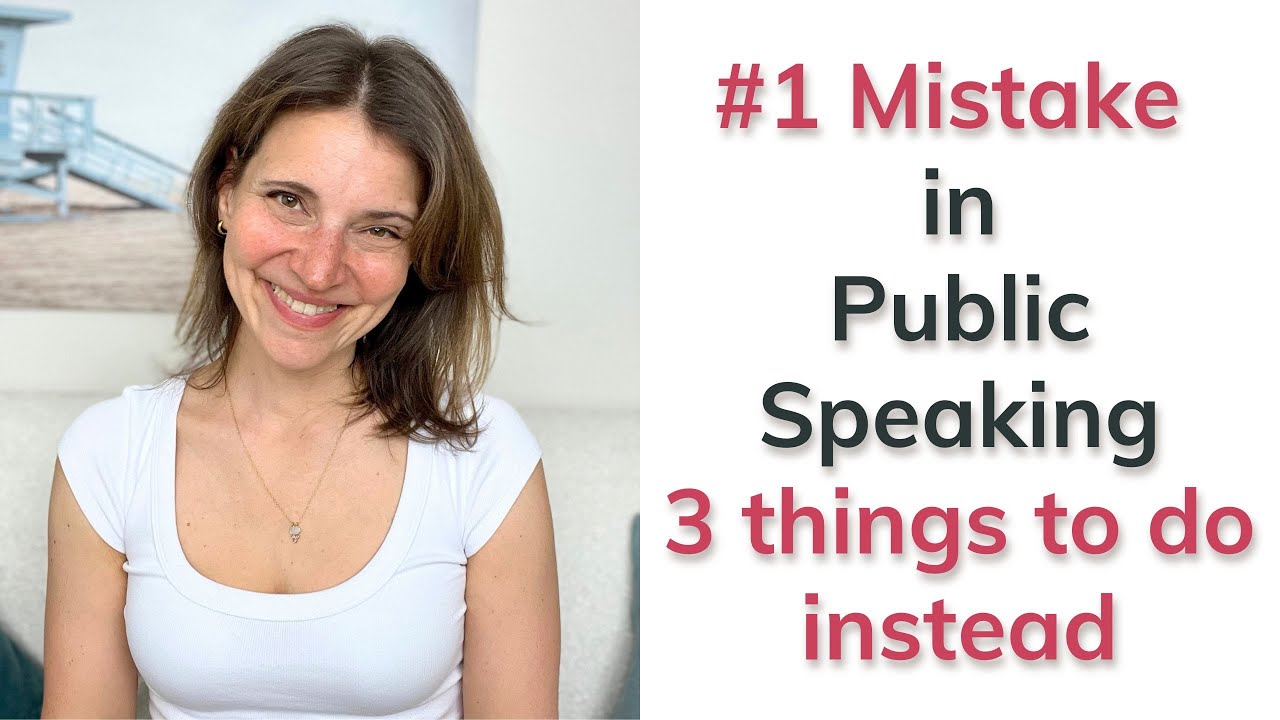 #1 Mistake in Public Speaking - 3 things to do instead #publicspeaking