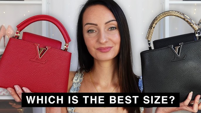 Louis Vuitton Capucines Bag Size Comparison BB PM & MM + What Fits Inside