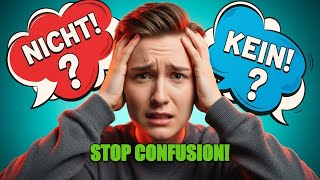 German Negation: Nicht vs. Kein Explained (The ULTIMATE Guide)