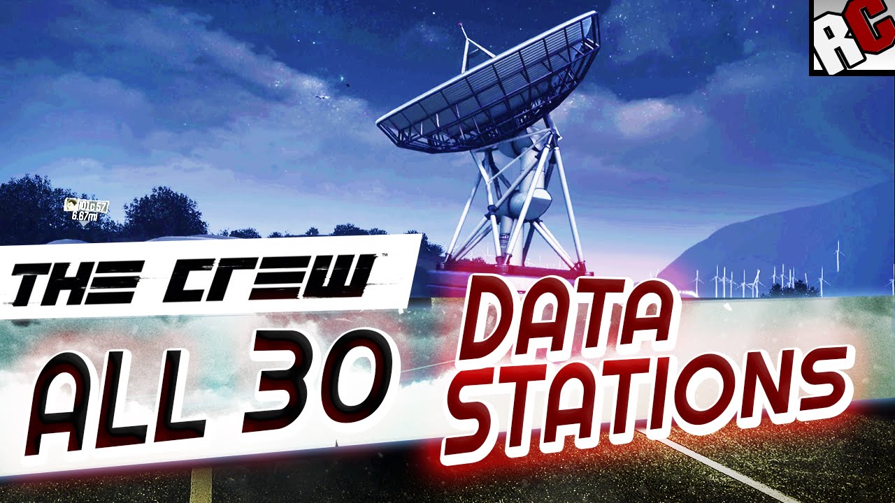 The Crew - All Data Station Locations - DATA TRACKER Achievement/Trophy ...