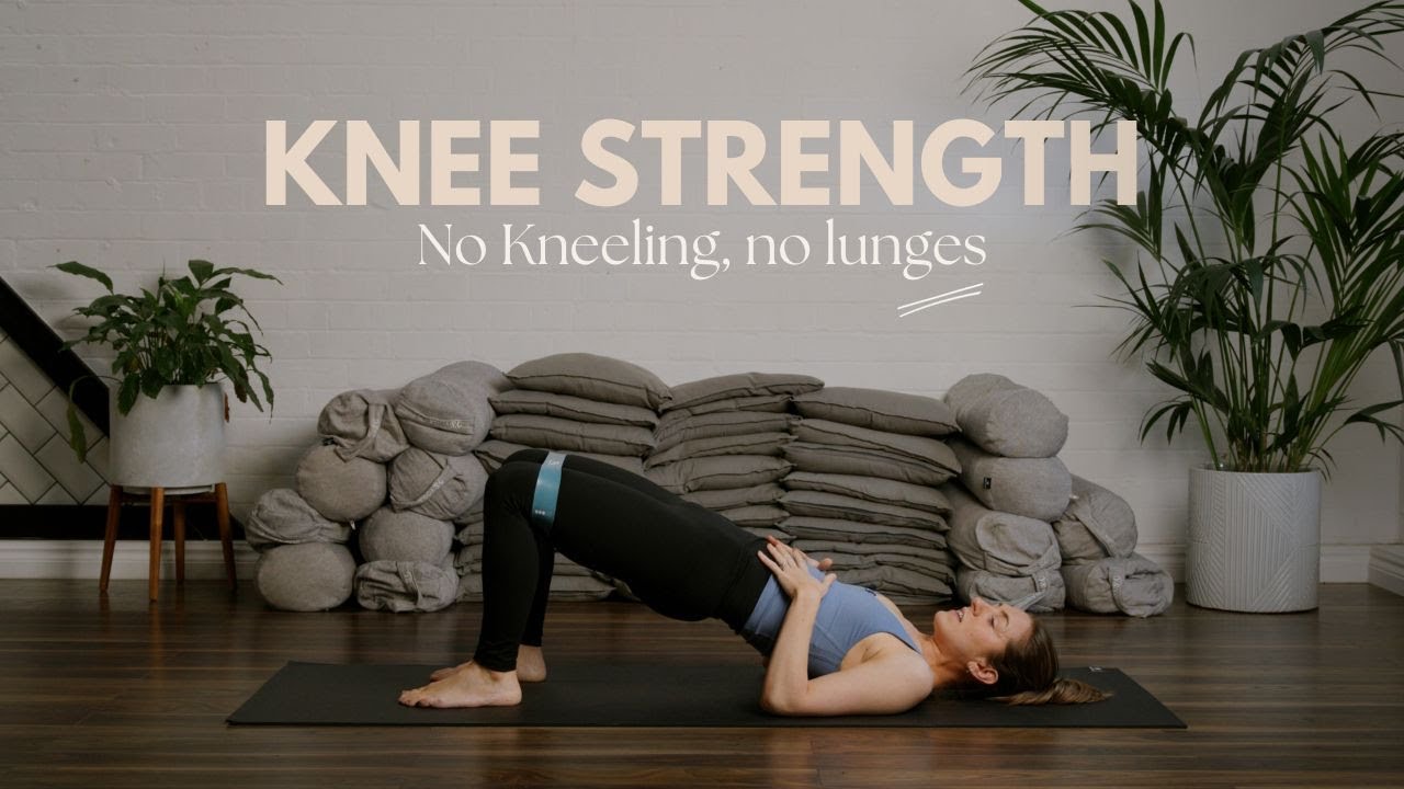 Пилатес для укрепления коленей — без выпадов и стояния на коленях — от остеопата