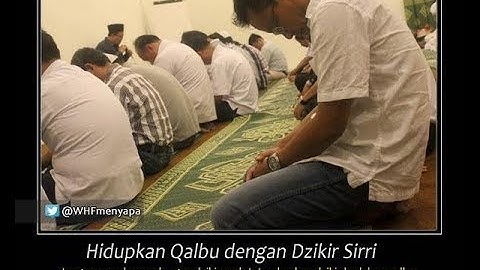 Dzikir Jahri dan Dzikir Khofi | Wahfiudin