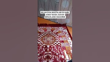 INILAH DOA MUSTAJAB DI HARI JUMAT BA