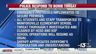 Law enforcement investigates bomb threat at Hart County High School