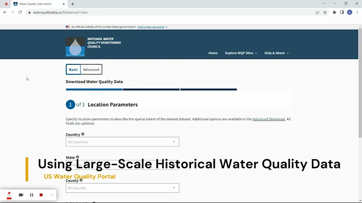 Using the US Water Quality Portal