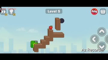 Snake Puzzle Slither to Eat level 1,2,3,4,5,6,7,8,9,10 Walkthrough Solution 