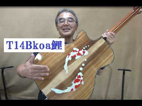 ギター koo 304] T14B Koi Koa OS1 Equipped Model: A beautiful Koa guitar with