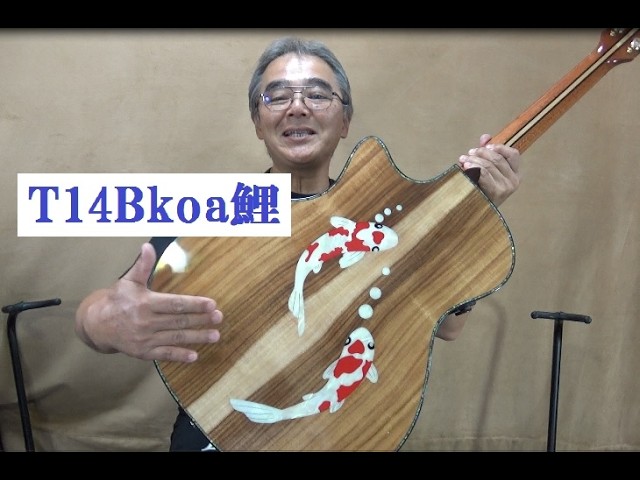 304] T14B Koi Koa OS1 Equipped Model: A beautiful Koa guitar with