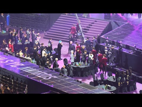 [Reaction to NCT 127 winning] BTS, TWICE, Red Velvet, Wanna One, NU'EST, SEVENTEEN @ 01/15/19 Seo...