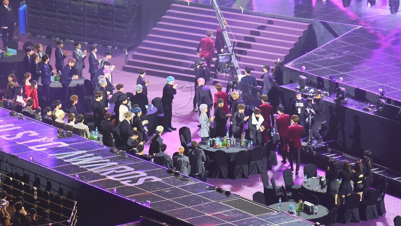 [Reaction to NCT 127 수상] 방탄소년단(BTS),트와이스(TWICE),레드벨벳,워너원,뉴이스트,세븐틴@190115 서울 가요대상 [ 4k Fancam/직캠