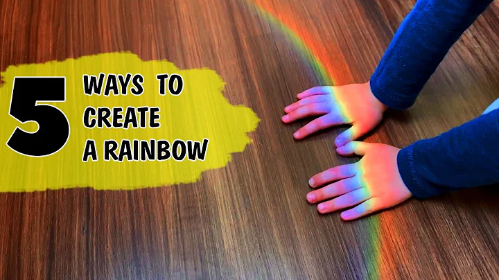 5 Ways to make a Rainbow. Science Experiments You Can Do At Home - DayDayNews