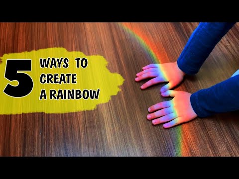 Video: How to make a rainbow at home