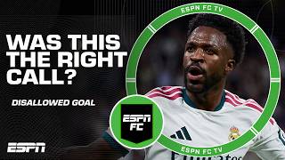 Concerns with Vinicius Junior's red card 'PATHETIC!' | ESPN FC