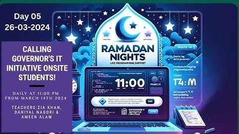 "Day 5: Building ATM Machine Program with TypeScript | Sindh Governor IT initiative | Ramadan Night"