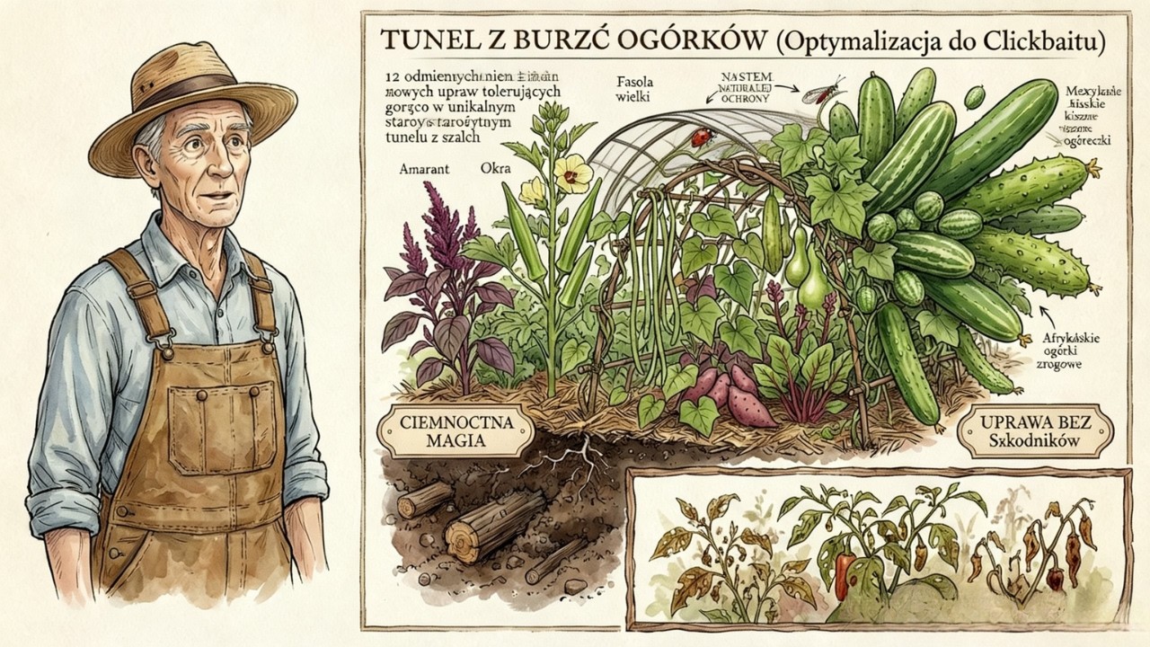 Nocny trik, który potraja produkcję ogórków