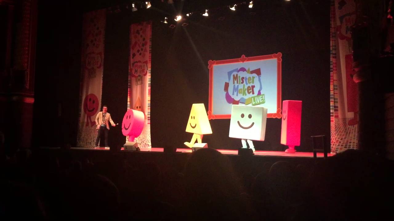 Mister Maker in Manchester live 2016 shapes