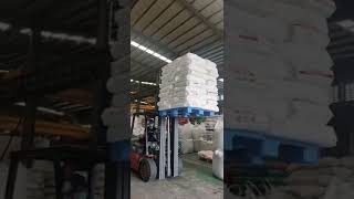 Dynamic loading capacity test for plastic pallet