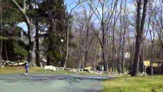 9 Year Old Girl Soccer Flip throw in - AWESOME!