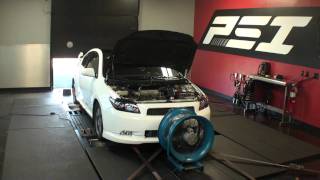 Career Overview 2007 Scion TC turbo on dyno at PSI
