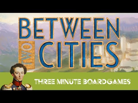 Between two cities in about 3 minutes