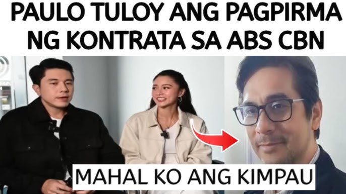 PAULO TULOY ANG PAGPIRMA NG KONTRATA SA ABS CBN
