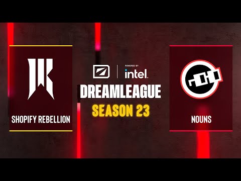 Dota2 - Shopify Rebellion vs nouns - Game 5 - DreamLeague Season 23 - CQ - NA