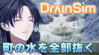 【DrainSim】そろそろ手伝い仲間が欲しくなる町の水抜き配信。【花籠つばさ / にじさんじ】